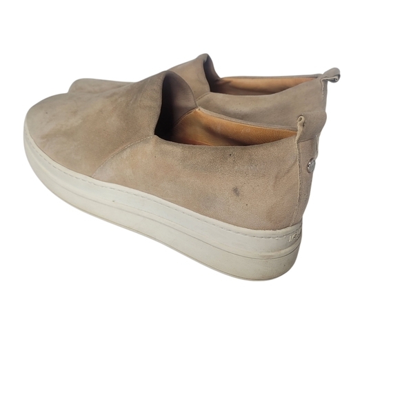JSLIDES Nipster Suede Slip-on Sneakers In Sand Size 9 - Picture 5 of 8